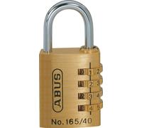Cadenas à combinaison ABUS 165, cadenas en laiton, tailles variées, code individuel