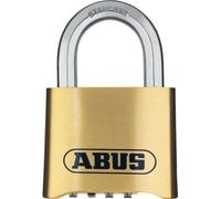 Cadenas à combinaison ABUS 180IB/50, Corps laiton forgé, Anse inox, Code numérique 4 chiffres