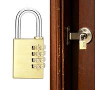 Cadenas à Combinaison Cadenas avec code 4 chiffres étanche réinitialisable