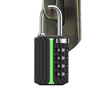 Cadenas à combinaison - Cadenas de casier étanche - Serrure de porte avec sécurisation des articles, fermeture éclair, accessoires de sécurité, outil de pour bureau, entrepôt