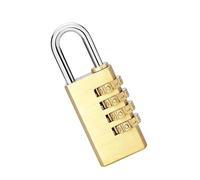 Cadenas à combinaison | Cadenas étanche réinitialisable à 4 chiffres | Verrou de casier intérieur et extérieur | Pour portails extérieurs, portes, abris de jardin, remorque, armoire, conteneur