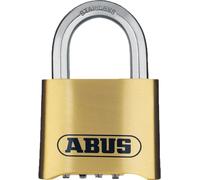 Cadenas à combinaison en laiton forgé et anse inox de 25 mm - 53 x 75 - ABUS - 0025088