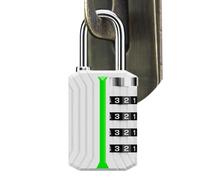 Cadenas à combinaison étanche - Cadenas de porte sans clé, serrure à fermeture éclair avec protection des effets personnels, serrure de sécurité, accessoires de , outil de