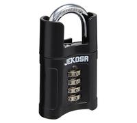 Cadenas à combinaison, étanche, code à 4 chiffres, barre de 8 mm, boîtier en zinc