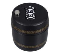 Cadenas à Combinaison Noir, Bouchon pour Bouteille de Vin ABS | Verrouillage par Code, Usage Maison ou Restaurant, Design Élégant, Sécurité Renforcée pour Bouteille