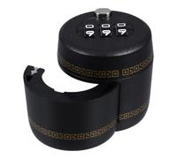 Cadenas à Combinaison pour Bouteille de Vin, Sécurité Élégante | Abs Noir, Usage Maison et Restaurant, Dispositif Décoratif, Protège le Vin, pour Bouteille