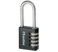 Cadenas à combinaison programmable MASTERLOCK 40 mm avec anse haute de 51 mm, noir - 7640EURDBLKLH