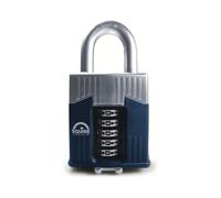 Cadenas à combinaison - SQUIRE - WARRIOR COMBI 65 - 5 molettes programmables - Résistant corrosion & intempéries - Anse 12 mm