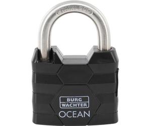 Cadenas à cylindre 490 Ni 60, largeur du corps de serrure 60 mm, laiton, à clés différentes