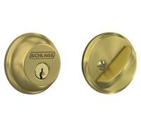 Cadenas à cylindre simple, en laiton satiné, avec clé, 1 pièce