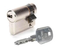 Cadenas à demi-cylindre, série XP 10+30, plaqué, avec 4 clés