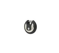 Cadenas à disque inox 70 mm, anse protégée acier cémenté, 3 clés