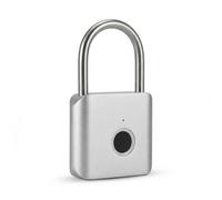 Cadenas à Empreinte Digitale Intelligent IP56, Cadenas Biométrique Haute Sécurité Anti-Vol USB-C Rechargeable, Déverrouillage en 0.5s, 30 Empreintes pour Valise, Bagage, Casier, Salle de Sport