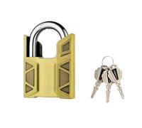 Cadenas à poutre en demi-paquet, clés identiques, pour casier | Matériau en alliage d'étain pour cadenas xtérieur, pour boîte à outils(50mm)