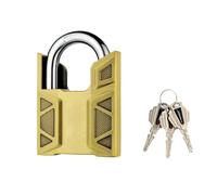 Cadenas à poutre en demi-paquet, clés identiques, pour casier | Matériau en alliage d'étain pour cadenas xtérieur, pour boîte à outils(60mm)