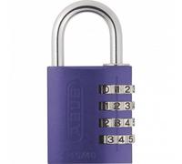 Cadenas - ABUS - 145/40 - Aluminium anodisé - Code à 4 molettes - Violet