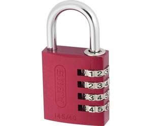 Cadenas ABUS ABVS48813 rouge avec serrure à combinaison