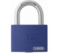 Cadenas ABUS ABVS50005 bleu avec serrure à clé