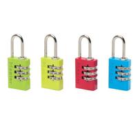 Cadenas aluminium couleur à combinaison réglable Masterlock BRI-197115