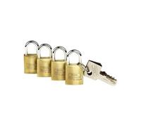 Cadenas avec serrure urg Wächter 4er Set Quadro 222 15 SB laiton 4 pc(s)