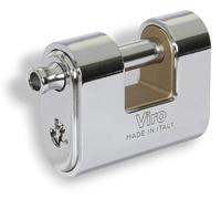 Cadenas blindé anti-perçage en laiton forgé VIRO PANZER - 65 mm