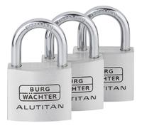 Cadenas - BURG WACHTER - TRIO 770 40 SB - 40 mm Alutitan - Double verrouillage - Anti-crochetage