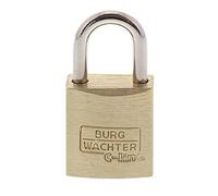Cadenas BURG-WÄCHTER, lot de 4, manille de 3 mm d'épaisseur, 4 clés, Quadro 222 15 SB