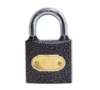 cadenas, Cadenas n fonte solide, serrure de porte antirouille et antivol, largeur du corps la 32 mm, 38, 50, 63, 75, 3 clés(60x95mm)