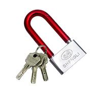 cadenas, Cadenas à clé robuste en fer, utilisé for la serrure de porte d'entrepôt valise vélo, 60x130mm,60x180mm,70x215mm, ouverte avec 3 clés(70x215mm)