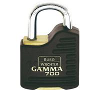 Cadenas cadenas à cylindre profilé Burg Wächter Gamma 700 55 SB laiton, noir 1 pc(s)