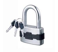 cadenas, Cadenas en acier avec 3 clés, couvercle étanche et anti-poussière, 34x54mm,43x69mm,50x79mm,61x100mm(61x100mm)