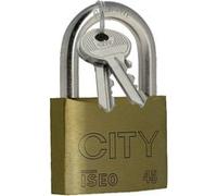 Cadenas CITY 60 2 clés hauteur 8mm sur numéro 160600 - ISEO - 02062302ECHT Noir G