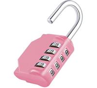 Cadenas Code Casier College, Cadenas a Code Pour Casier Vestiaire Sport, College, Scolaire, Cadenas 4 Chiffres Exterieur Rose