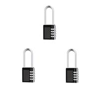 Cadenas Code Serrure à combinaison en alliage de Zinc, corps complet faisceau Long, peinture artisanale, grand casier gymnastique 4 bits, boîte outils, Code porte, cadenas d'armoire, 3/6 pièces