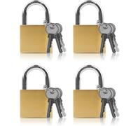 Cadenas de 32 mm, de même type de clé, lot de 4, étanches, avec clés