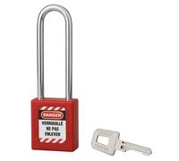 Cadenas de consignation anse acier 40H76 rouge FTH THIRARD 00091240