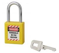 Cadenas de consignation anse acier 40mm jaune FTH THIRARD 00091262
