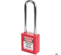Cadenas de consignation anse acier 40H76 rouge FTH THIRARD 00091240
