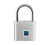 Cadenas de placard | Serrure intelligente en de zinc avec empreinte digitale | Cadenas de vestiaire pour extérieur : abri, portail, jardin, dortoir, casier, école, bagages