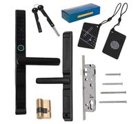 Cadenas de porte électronique avec code, lecteur d'empreintes digitales et lecteur de cartes