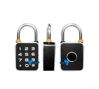 Cadenas de sécurité biométrique intelligent, application d'empreintes digitales pour déverrouiller, serrure étanche IP65 pour armoire, casier, bagages, protection antivol (T32CD T32CD)