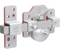 Cadenas de sécurité en acier avec gâche et levier de verrouillage | Cylindre de 50 mm | Haute sécurité, avec protection anti-effraction et anti-perçage