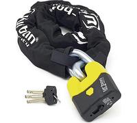 Cadenas de sécurité urbaine U8k+120 Sra, cadenas à chaîne, jaune, 120 cm