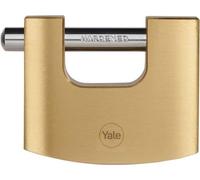 Cadenas de sécurité Yale Y114B/70/113/1, Laiton, Anse en acier cémenté, 70 mm, 3 clés