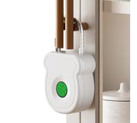 Cadenas d'empreinte digitale - Serrure de valise sans code | Serrure rechargeable intelligente étanche pour boîte de gym, tiroir, porte de garage et rangement