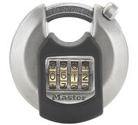 Cadenas disque à combinaison en acier inoxydable résistant aux intempéries Master Lock Excell 70 mm
