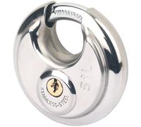 Cadenas disque en acier inoxydable résistant aux intempéries Smith & Locke 80 mm