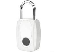 Cadenas électronique à empreintes digitales avec anse en acier inoxydable étanche pour sacs de voyage (C)