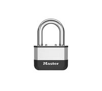 Master Lock Elite¿ Cadenas innovant nouvelle génération, en acier laminé haute résistance de 67 mm - anse en acier au bore trempé de 38 mm - 2 clés