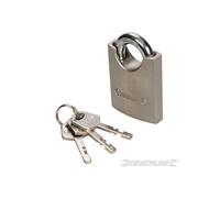 Cadenas en acier à anse protégée Silverline